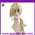 High Quality Hot Selling Beauty Synthetic Long Pony-tail Fancy Dress Wigs Cosplay Wig
